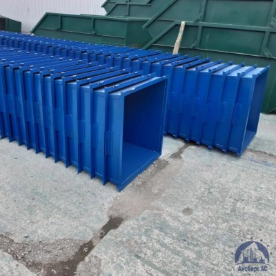 Контейнер металлический для мусора объём 1,1 м³ (евроформа)  купить в Казани