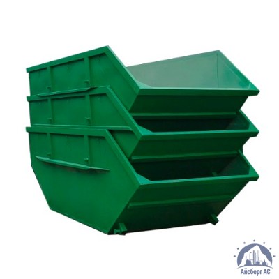 Бункер накопитель 8 м3 – мусорный контейнер “лодочка” купить в Казани